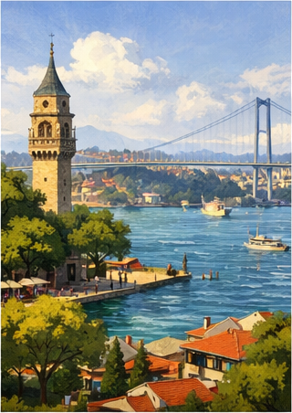 Beşiktaş ilçesi için oluşturulan bölge görseli